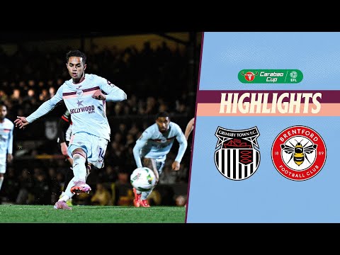 Five-star Bees head to the Quarters! 🤩 | Grimsby Town 0-5 Brentford | Carabao Cup Highlights