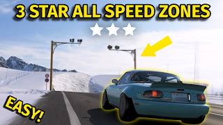 Forza Horizon 6 - 3 Star ALL Speed Zones (EASY Method)