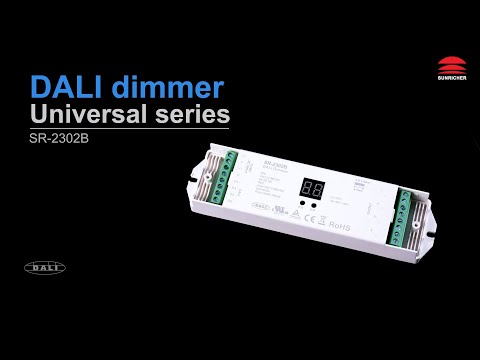 Диммер DALI SR-2302B 12-36V, 240-720W 1адрес 4 канала SUNRICHER 4859 - фото 1 - id-p1467185874