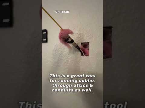 How To Hide Cables Inside Walls With Insulation! Glow Rods Easiest And Fastest!