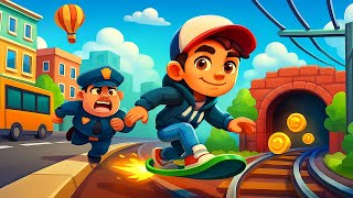 Bus and Subway Runner 🏃‍♂️ Endless Hoverboard Chase Game | Escape the Police & Fly High - 25
