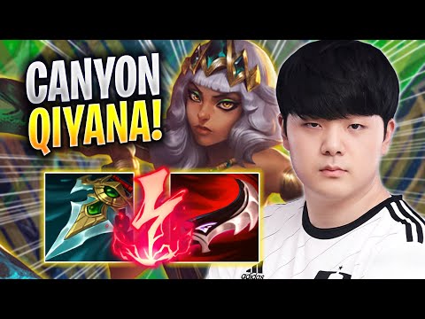 CANYON TRIES QIYANA WITH NEW ITEMS! - DK Canyon Plays Qiyana JUNGLE vs Kha'zix! | Season 2023