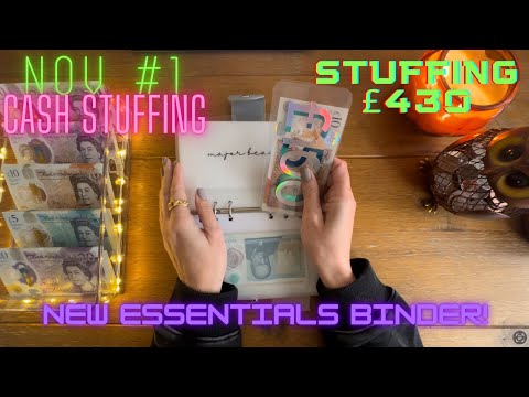 NOVEMBER #1 CASH ENVELOPE STUFFING | STUFFING £430 | ENVELOPES & CHALLENGES | UK CASH STUFFING