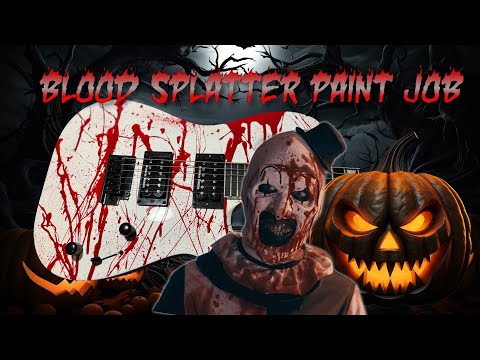 Blood Splatter Paint Job (Halloween Edition)