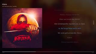 Marteria - Aliens (feat. Teutilla) | Lyrics