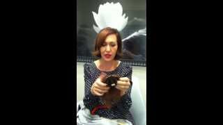 How to clip-on bangs: Ron King stylist shows how to apply trendy clip-on bangs!