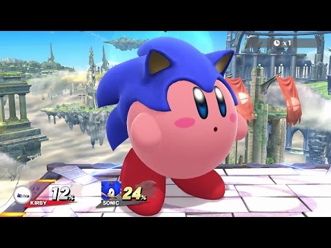 Super Smash Bros. Wii U - All Kirby Hats & Transformations