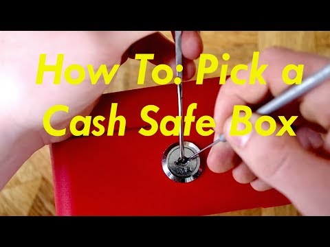 How to lock pick a cash safe box fast