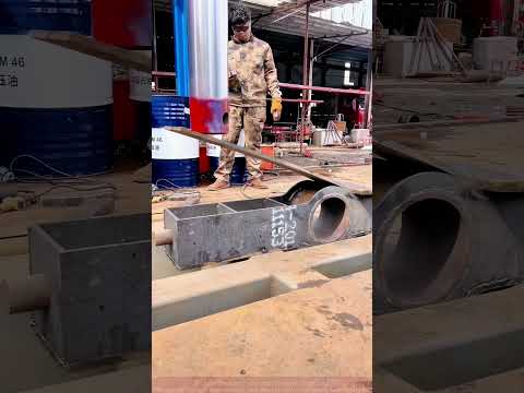 Heavy Machinery Pressing Demonstration, Full Recording of Metal Shaping Process!