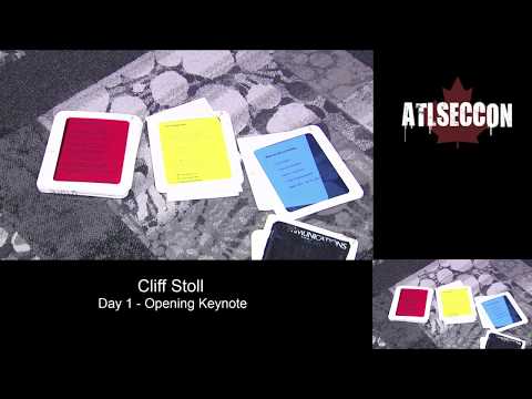 AtlSecCon 2019 Day 01 - Opening Keynote Cliff Stoll