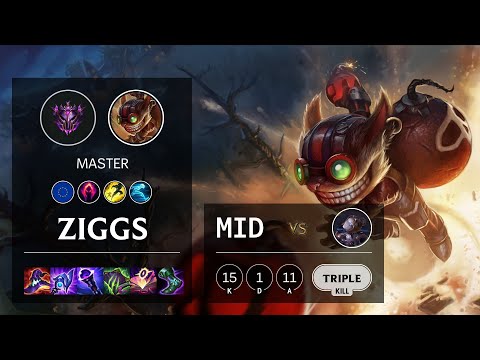 Ziggs Mid vs Orianna - EUW Master Patch 10.24