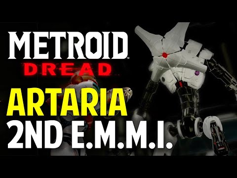 Artaria: How to Escape & Defeat Second E.M.M.I. | Spider Magnet Skill | Metroid Dread (Walkthrough)