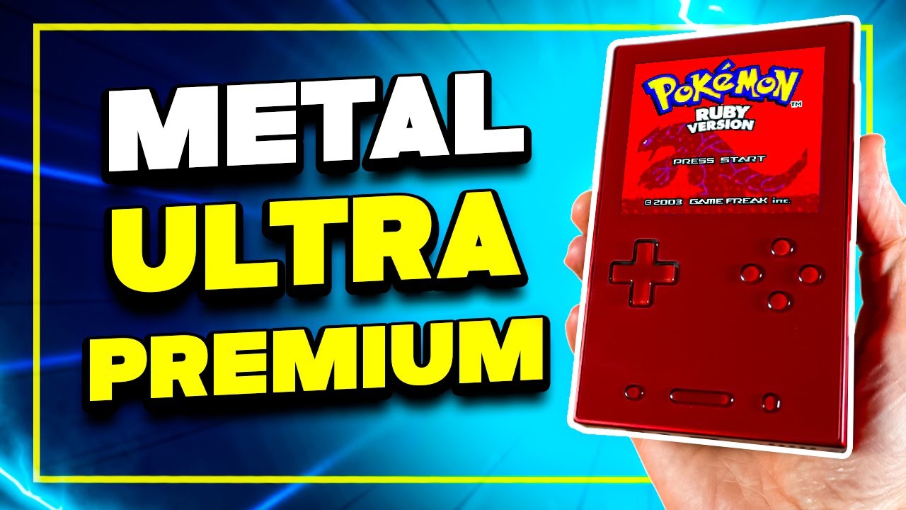 ESTA es la GAMEBOY MAS PREMIUM y BONITA de 2026 ideal para el pokemon rubí