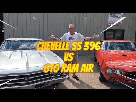 Chevelle SS vs GTO Ram Air - who  wins #musclecar #classiccars #cartok #collectorcars #dragracing