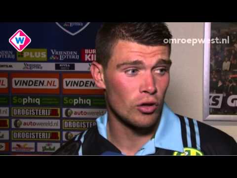Interview Danny Holla (ADO Den Haag) na Go Ahead Eagles-ADO Den Haag: 2-1