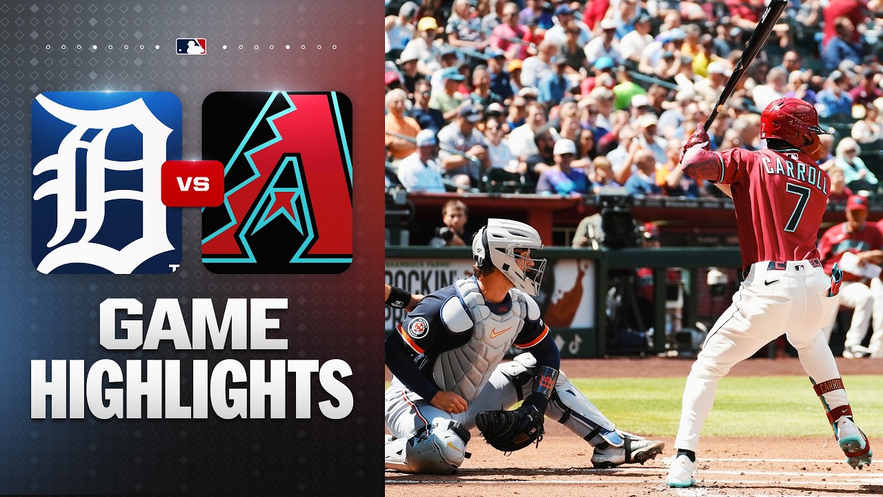4월2일 디트로이트 애리조나 MLB 하이라이트