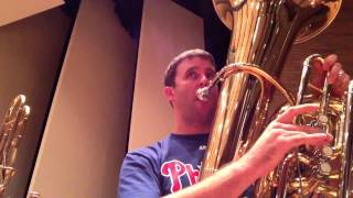 Boston Brass and Enso String Quartet Rehearsal