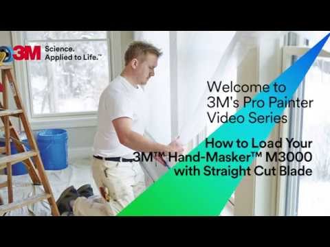 How to Load Your 3M Hand-Masker M3000 with new straight cut blade