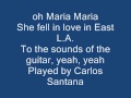 Santana feat Wyclef Jean Maria Maria Lyrics By ...