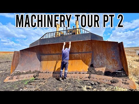 All the Big Stuff! | Machinery Tour Part 2 | Story Time with Dad | Vlog 451