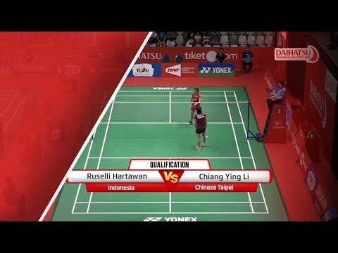 Ruselli Hartawan (Indonesia) VS Chiang Ying Li (Chinese Taipei)