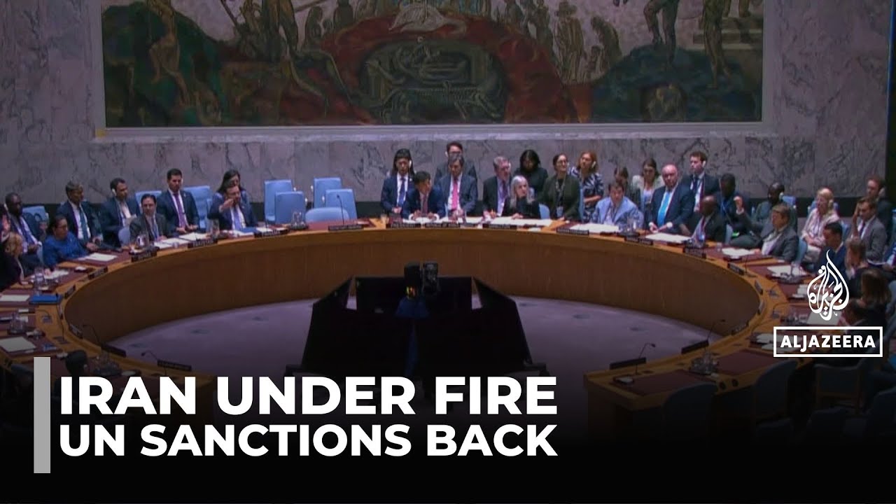 UN security council vote: Sanctions set to be reimposed on Iran on Saturday
