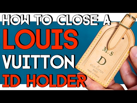 HOW TO CLOSE a LOUIS VUITTON ID HOLDER