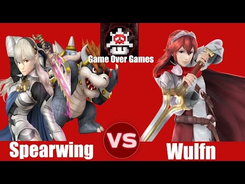 Game Over Games Spearwing (Corrin/Bowser) VS Wulfn (Lucina) SSB4 Singles