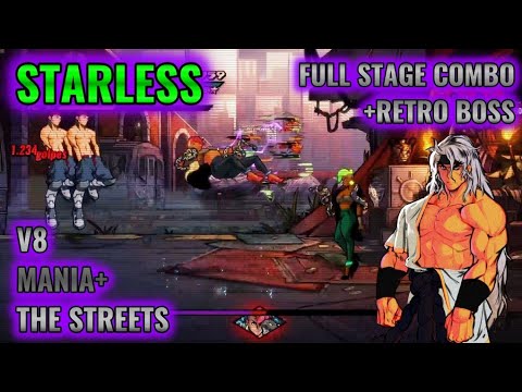 Streets of Rage 4/ V8/ Mania+/ Shiva/ Starless Full Stage Combo + Retro Boss (The Streets - WR)!