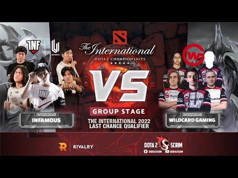 Infamous vs Wildcard Gaming - The International 2022: Last Chance Qualifier - Group Stage - BO2