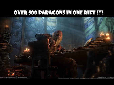 Diablo 3 Over 500 paragons in one rift.