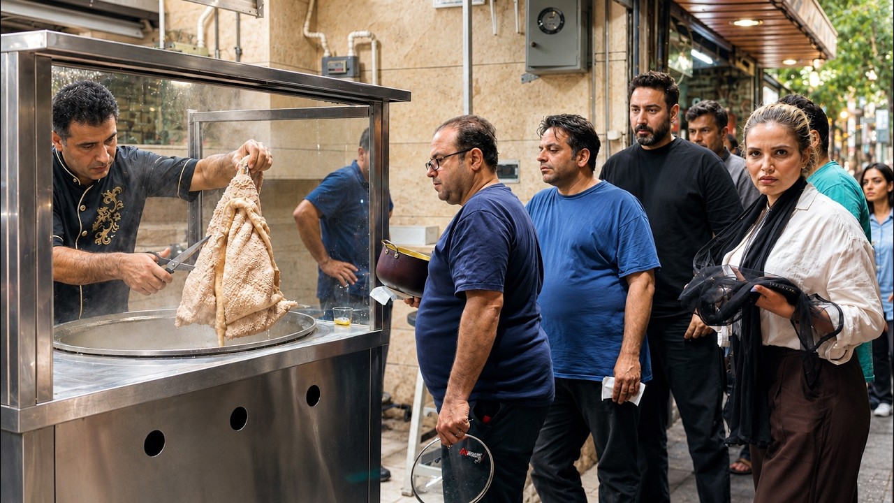 Iran’s Tiny Kebab Village 🇮🇷 This Is What Real Street Food Looks Like
