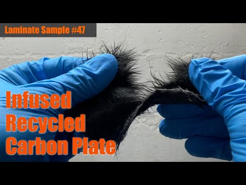 Laminate Sample #47: Infused Recycled Carbon Plate