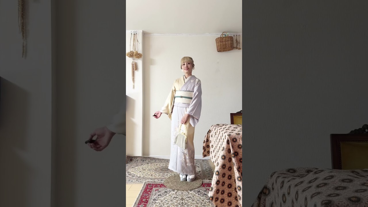 フィンガーウェーブ×訪問着。令和の卒園式は、上品おしゃれがしたい。