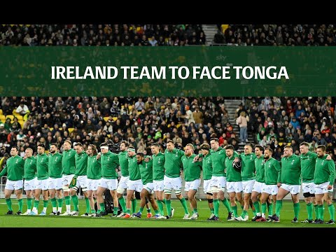 #IREvTON: Ireland team to face Tonga