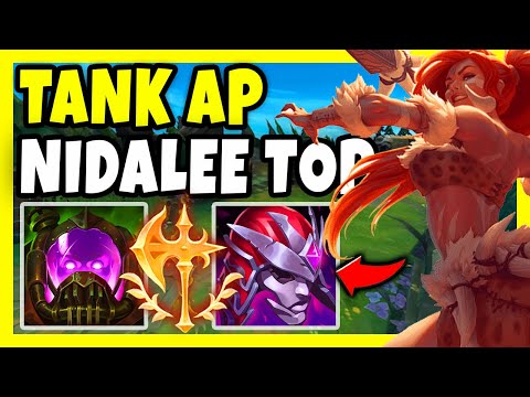 The *NEW OP* Tank Akali build BUT On Nidalee Top... Is Good?!