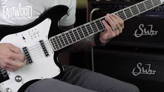 Video thumbnail for Eastwood Custom Shop TB64 6-String Bass demo w/ RJ Ronquillo by Eastwood Guitars