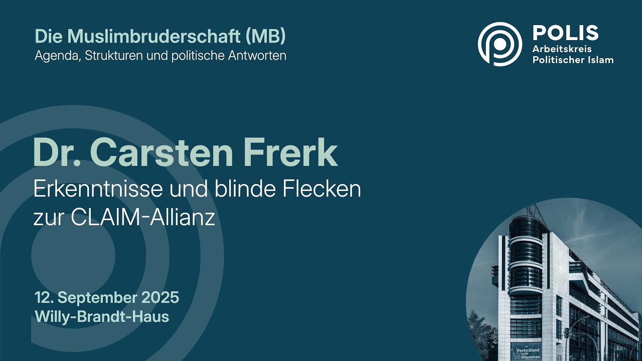 »Erkenntnisse und blinde Flecken zur CLAIM-Allianz« | Vortrag von Carsten Frerk im Willy-Brandt-Haus