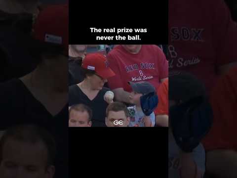 He Gave The Ball Away 🥹⚾