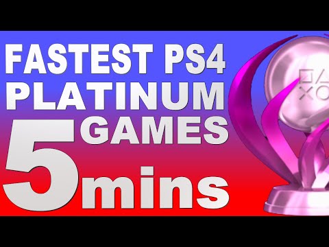 10 Easy 5 minutes PS4 Platinum Games | Easy - Fast - Cheap