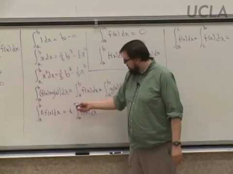 Differential & Integral Calculus, Math 31A, Part 18