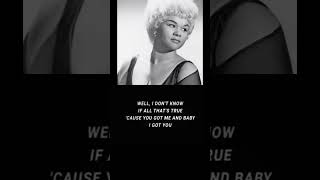 Etta James - I Got You Babe (Lyrics)
