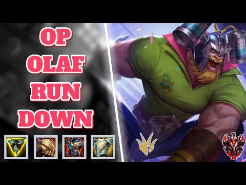 RUN THROUGH TANKS WITH UNSTOPPABLE ULTIMATE | WILD RIFT OLAF JUNGLE