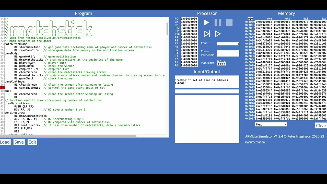 COS10004 Computer Systems assignment 2 armlite presentation