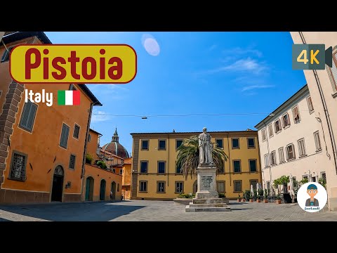 Pistoia, Italy 🇮🇹 - Summer 2022 - Virtual Walking Tour City 4K 60FPS ASMR