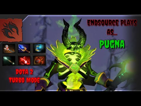 EndSource Plays as Pugna DotA 2 Turbo Mode "Fun Game"