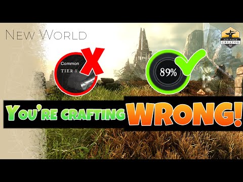You've been crafting wrong | New World Crafting | New World Armouring Guide