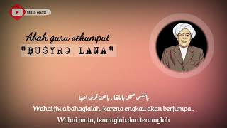 Download lagu Busyrolana - Abah Guru Sekumpul mp3