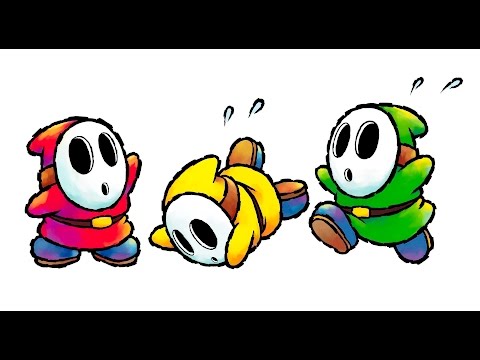 Paper Mario:Color Splash-Multi colored Shy Guys (3)