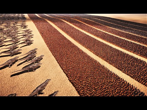 Is 7 Strong Wall Of Romans Can Stop 3,500 T-Rex | Ultimate Epic Battle Simulator 2 | UEBS2